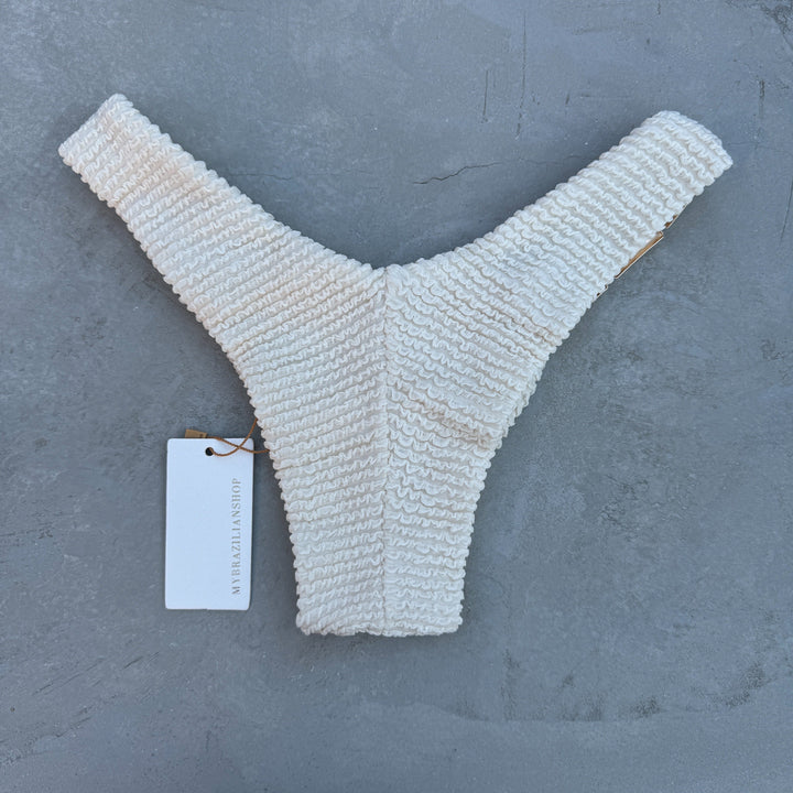 Pearl Textured Bia Metal Bikini Bottom-1
