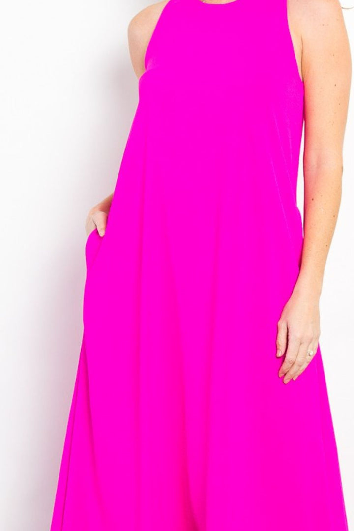 Be Stage Midi Tank Dress with Pockets-2