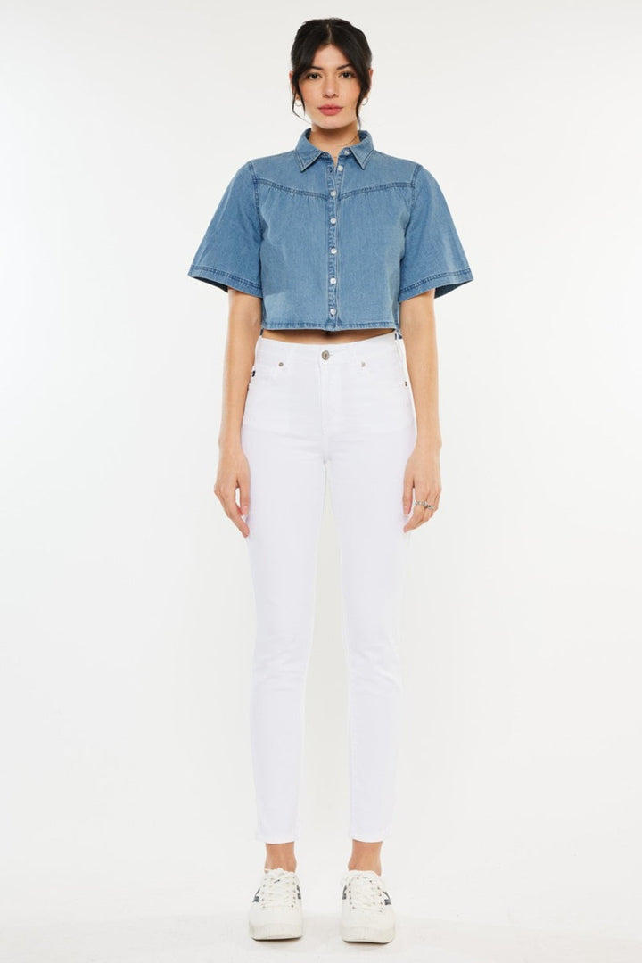 Kancan High Rise Ankle Skinny Jeans-2