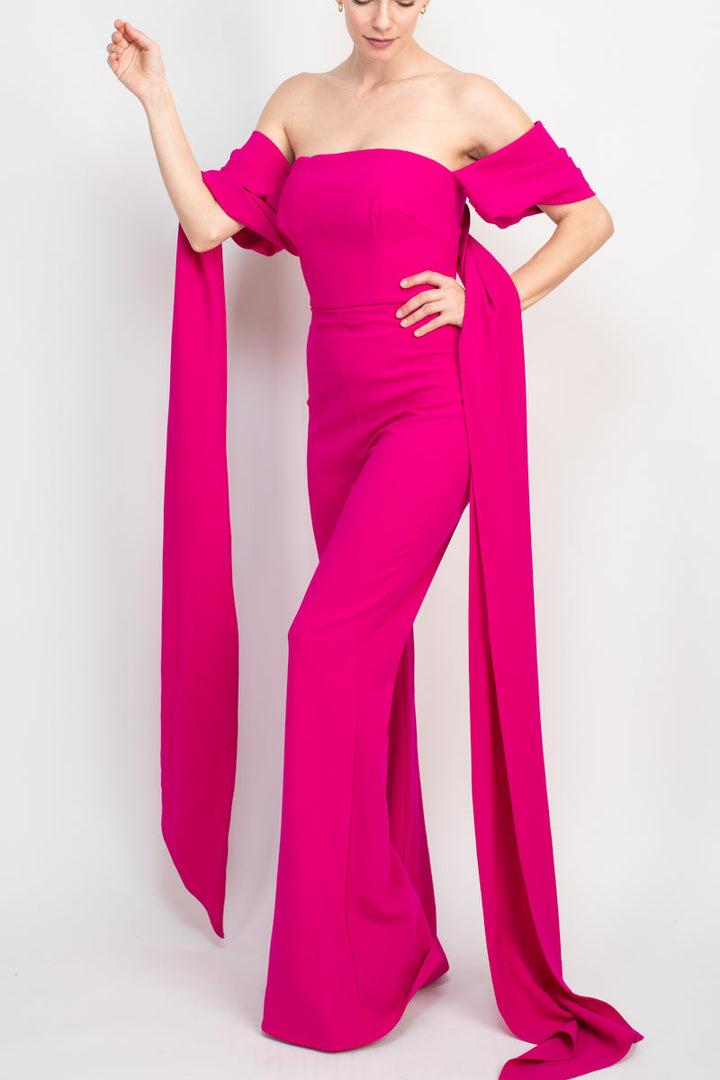 Jovani off the shoulder scuba crepe jumpsuit-5