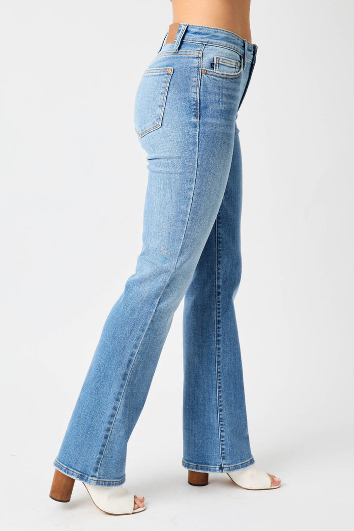 Judy Blue Full Size High Waist Straight Jeans-2