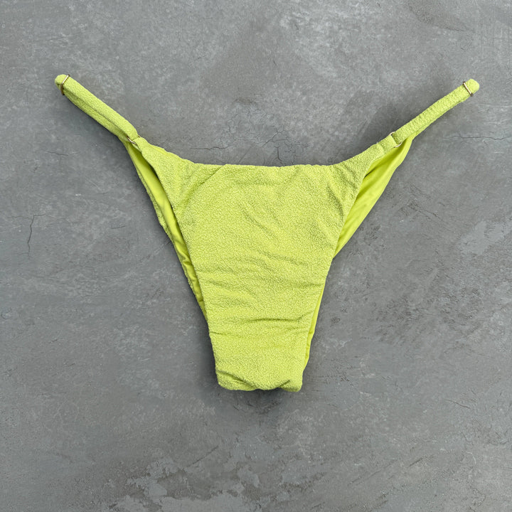 Seashore Textured Citrus Tanga Bikini Bottom-1