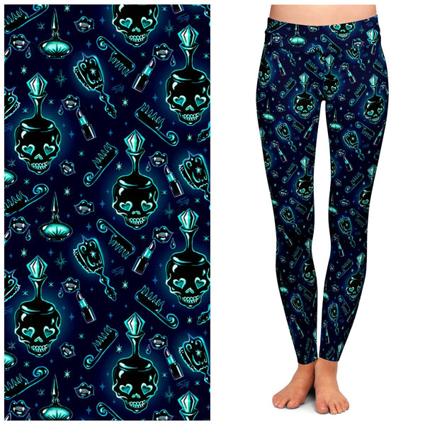 "Dark Desire" Leggings by Miss Fluff x Lipstick & Chrome-0