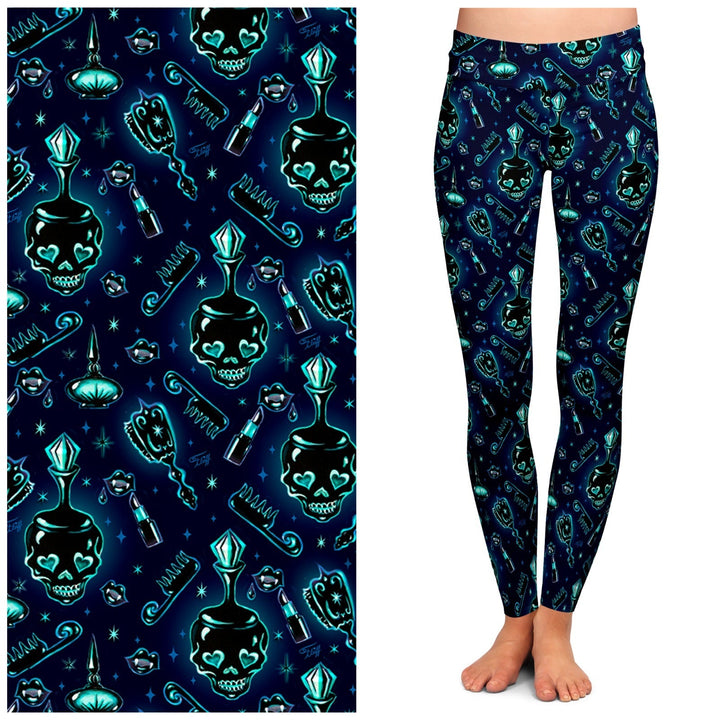 "Dark Desire" Leggings by Miss Fluff x Lipstick & Chrome-0