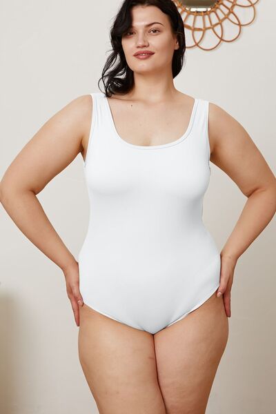Basic Bae Full Size Square Neck Sleeveless Bodysuit-4