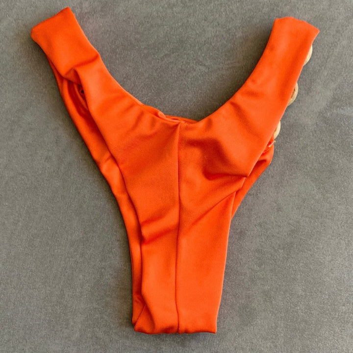 Carrot Orange Bia Rings Bikini Bottom-1