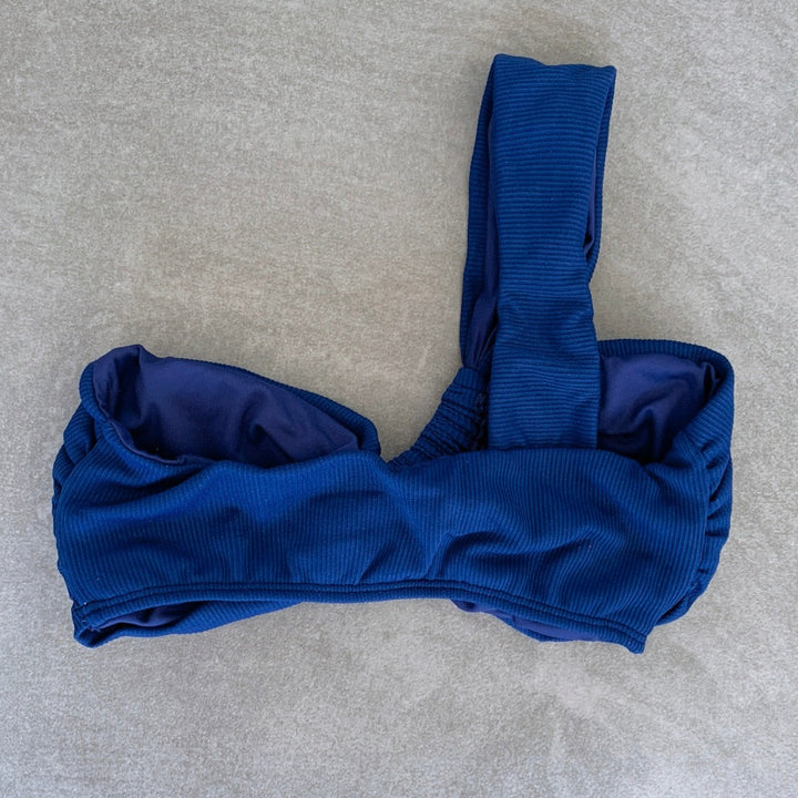 Mediterranean Sea Ribbed Greek Bikini Top-2