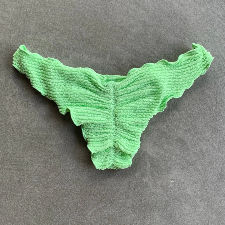 Minty Haze Textured Lili Ripple Bikini Bottom-1