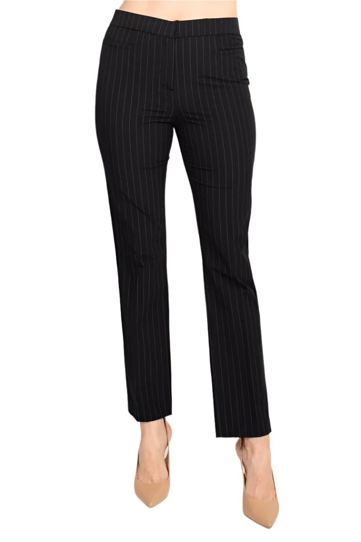 Peace of Cloth textured knit pinstripe dress pant-0