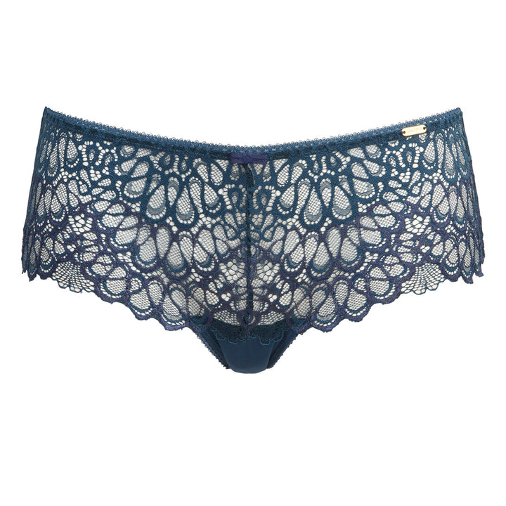 Gossard Swirl Sheer Short Panty Dark Teal-3