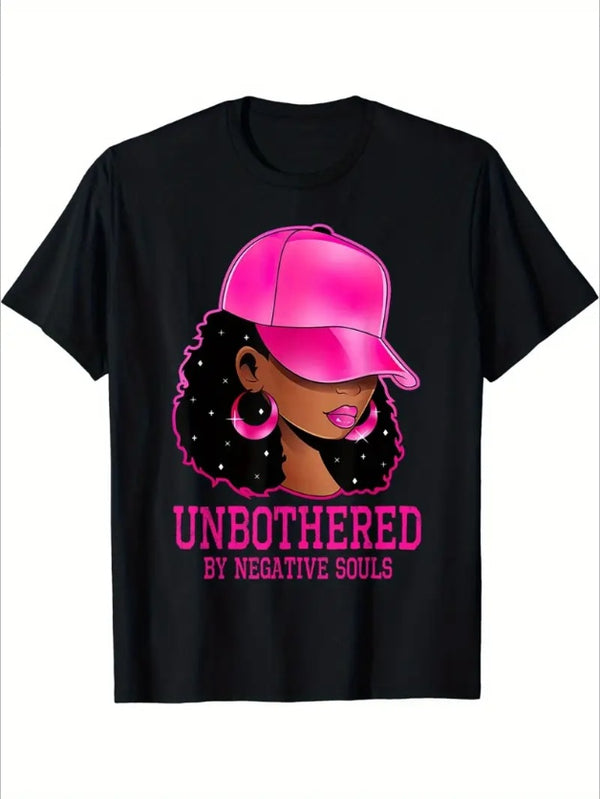 Afro Queen Unbothered & Sassy Black Woman T-Shirt