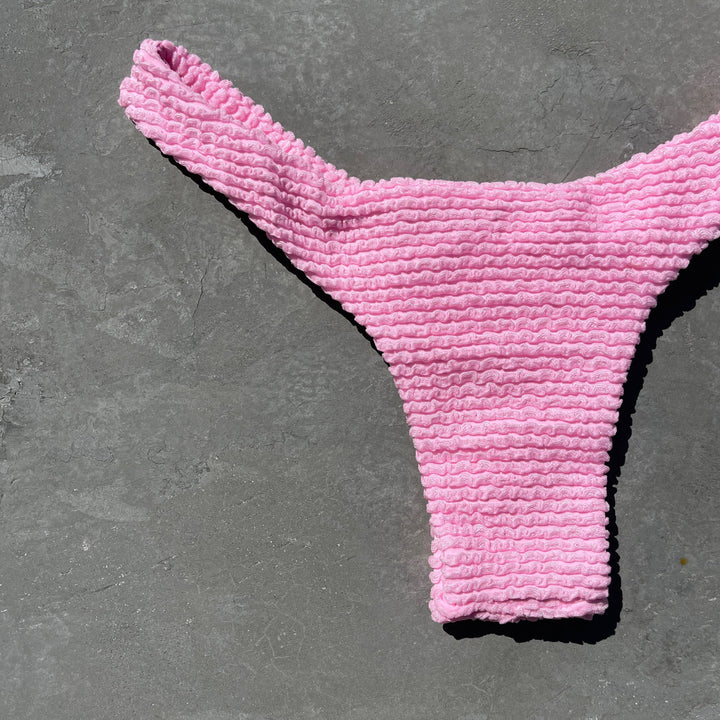 Pink Milk Shake Textured Bia Bikini Bottom-1