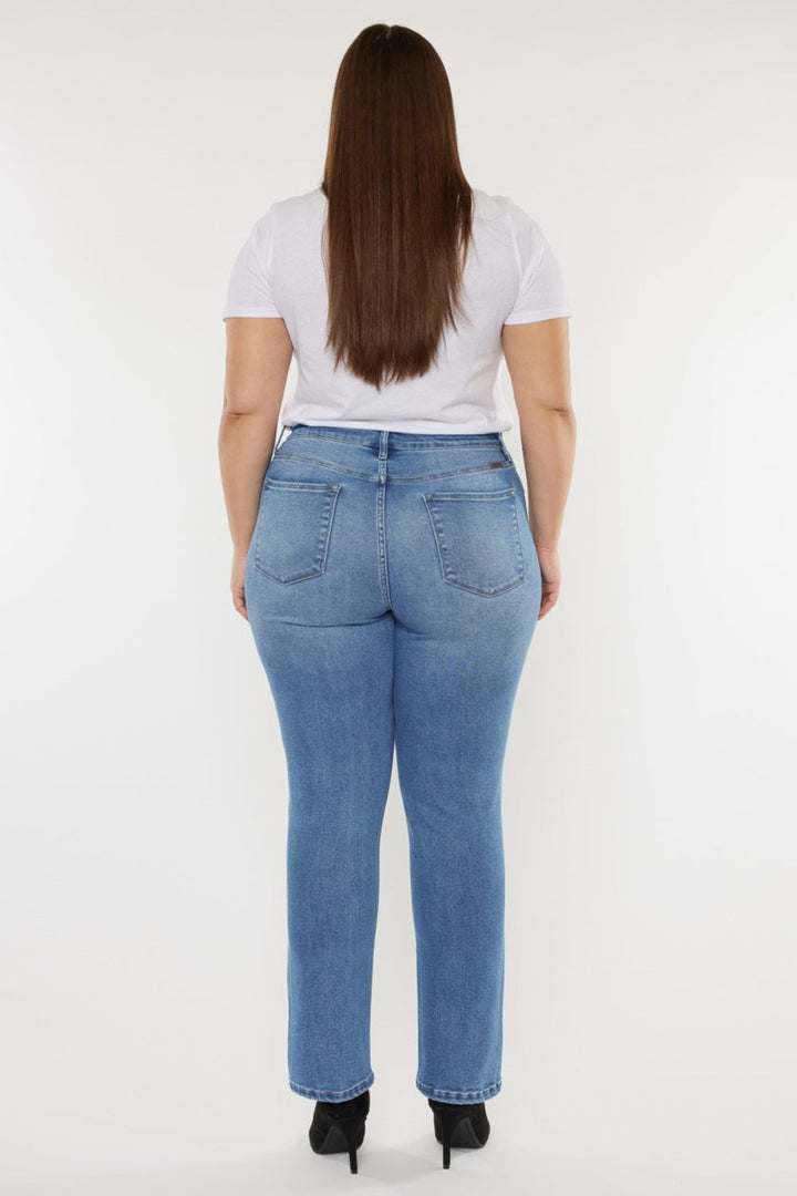 Kancan Full Size Cat's Whiskers High Waist Jeans-4