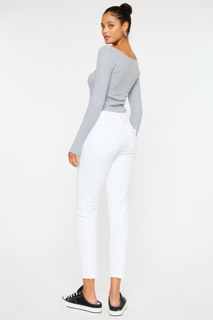 Kancan Mid Rise Ankle Skinny Jeans-1