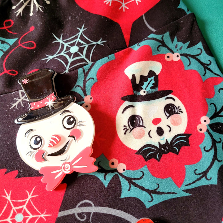 Frosty Spookmas Eve (Johanna Parker Exclusive) - High-quality Handcrafted Vibrant Leggings-2