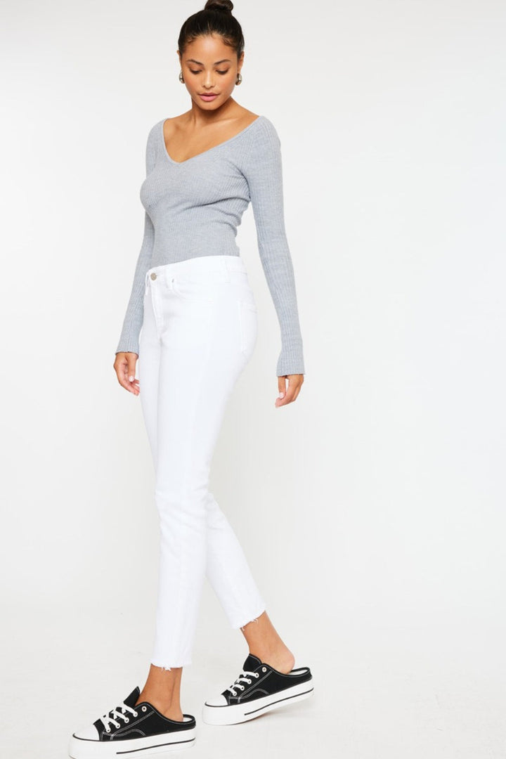 Kancan Mid Rise Ankle Skinny Jeans-3