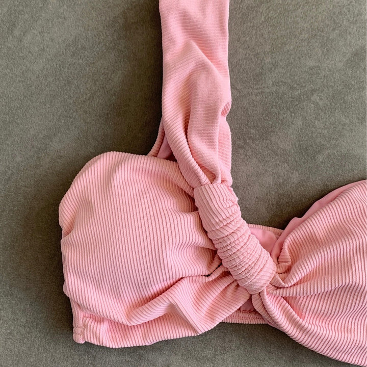 Himalayan Reef Ribbed Greek Bikini Top-2