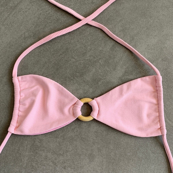 Himalayan Reef Ribbed Kayla Bikini Top-0