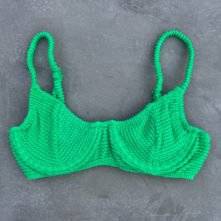 Irish Martini Textured Valerie Bikini Top-1