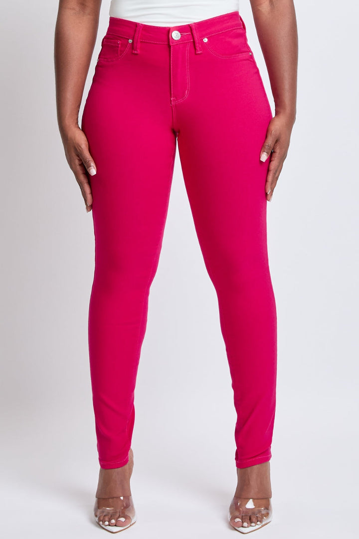 YMI Jeanswear Hyperstretch Mid-Rise Skinny Jeans-3