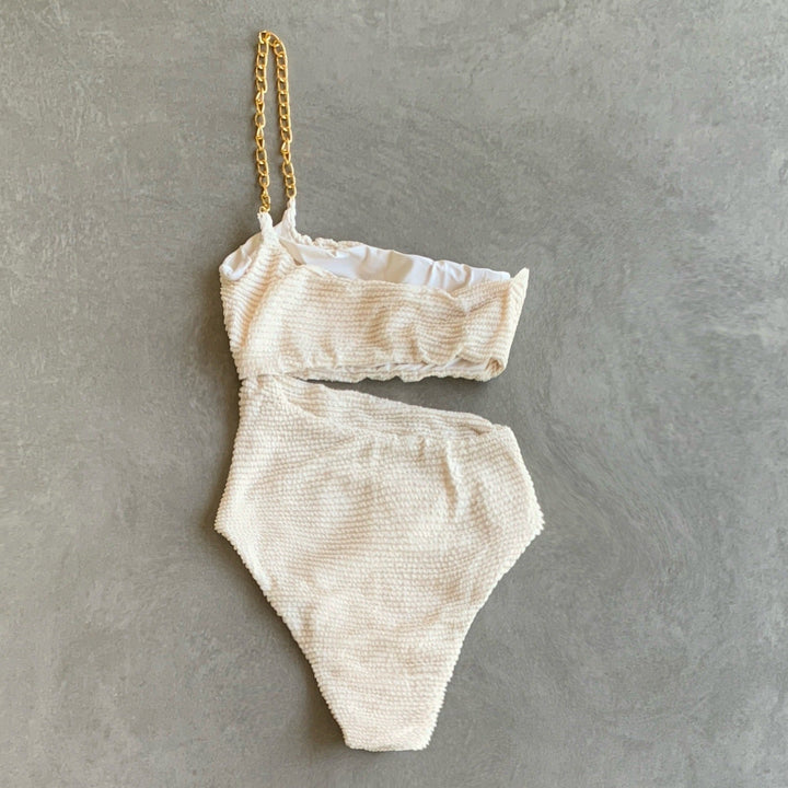 Pearl Textured Laura One Piece Swimwear-1