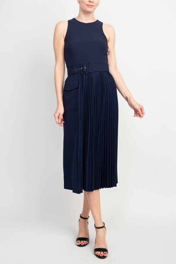Taylor Midi Scoop Neck Midi Dress-0