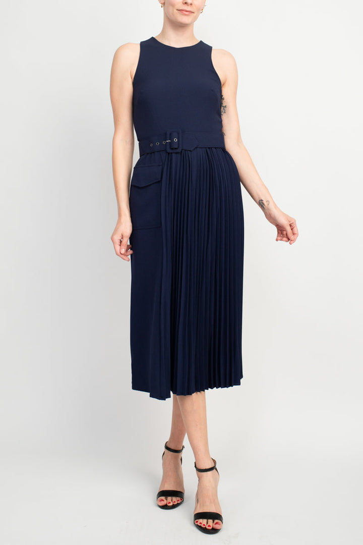 Taylor Midi Scoop Neck Midi Dress-0