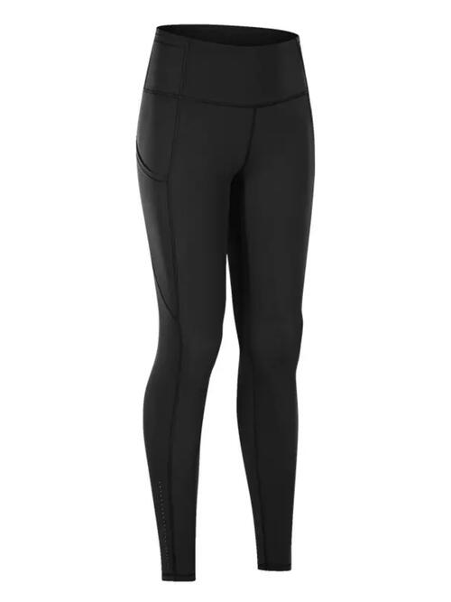 Wide Waistband Sports Leggings-3