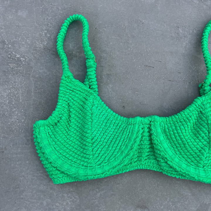 Irish Martini Textured Valerie Bikini Top-2