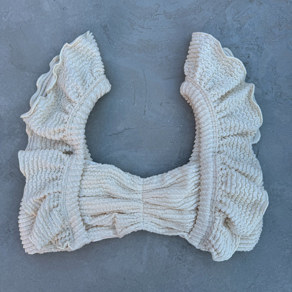 Pearl Textured Camille Bikini Top-0