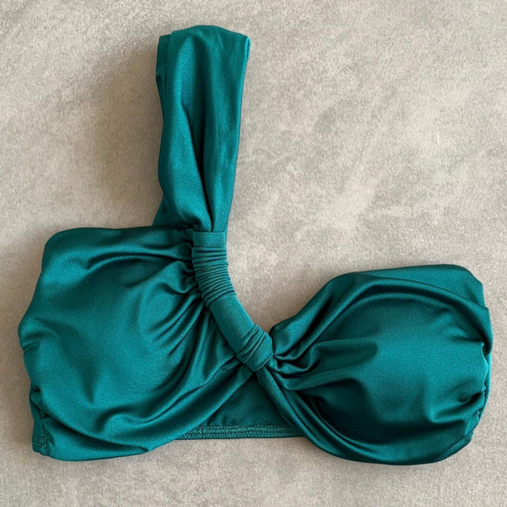 Forest Green Greek Bikini Top-0
