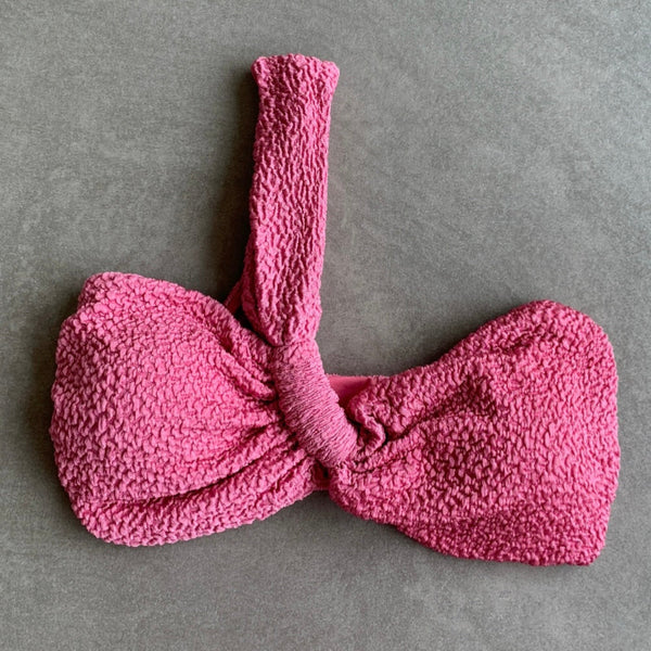 Desert Rose Beehive Textured Greek Bikini Top-0
