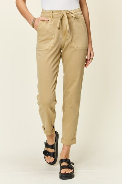 Judy Blue Full Size High Waist Jogger Jeans-2