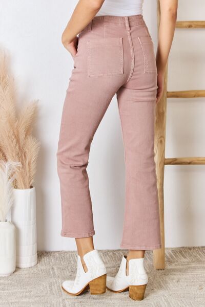 RISEN Full Size High Rise Ankle Flare Jeans-1
