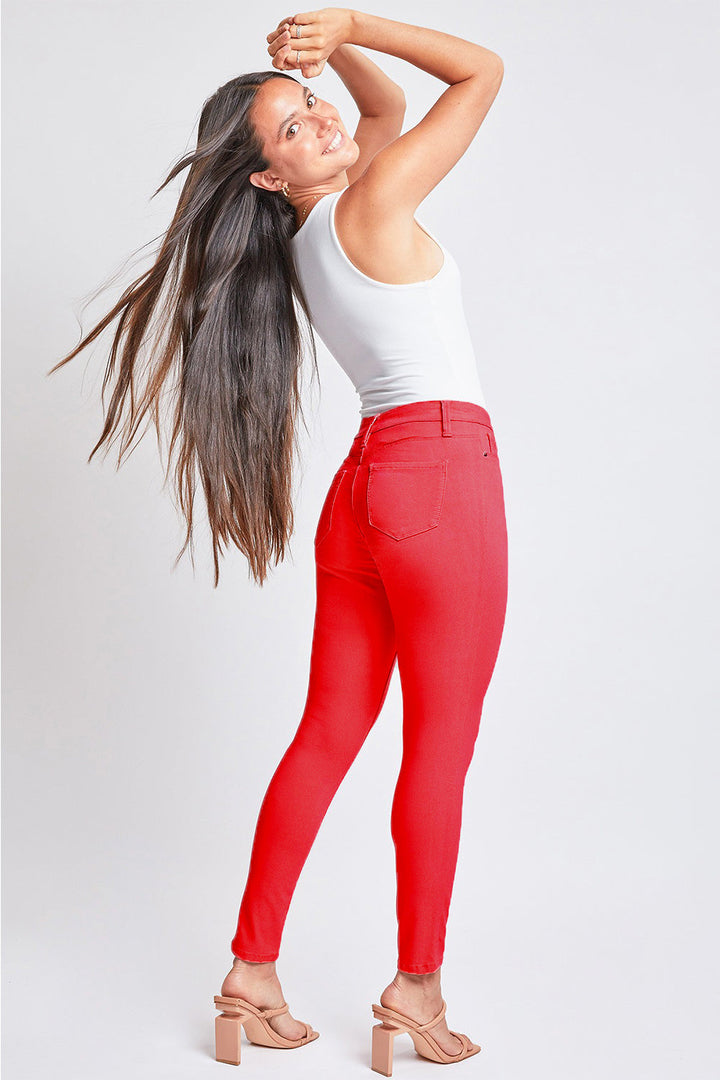 YMI Jeanswear Full Size Hyperstretch Mid-Rise Skinny Jean-3