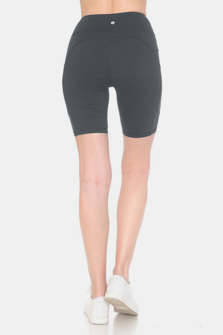 Leggings Depot Full Size High Waist Active Shorts-2