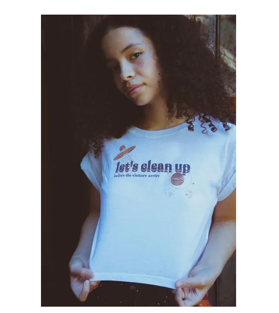 Let's Clean Up Crop-top
