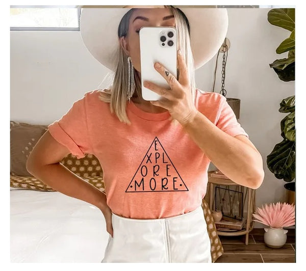 Explore More T-shirt, Adventure Shirt, Exploring Tshirt, Camping Top, Outdoors Shirt, Adventure Awaits Gift, Camping Shirts, Gift For Mom