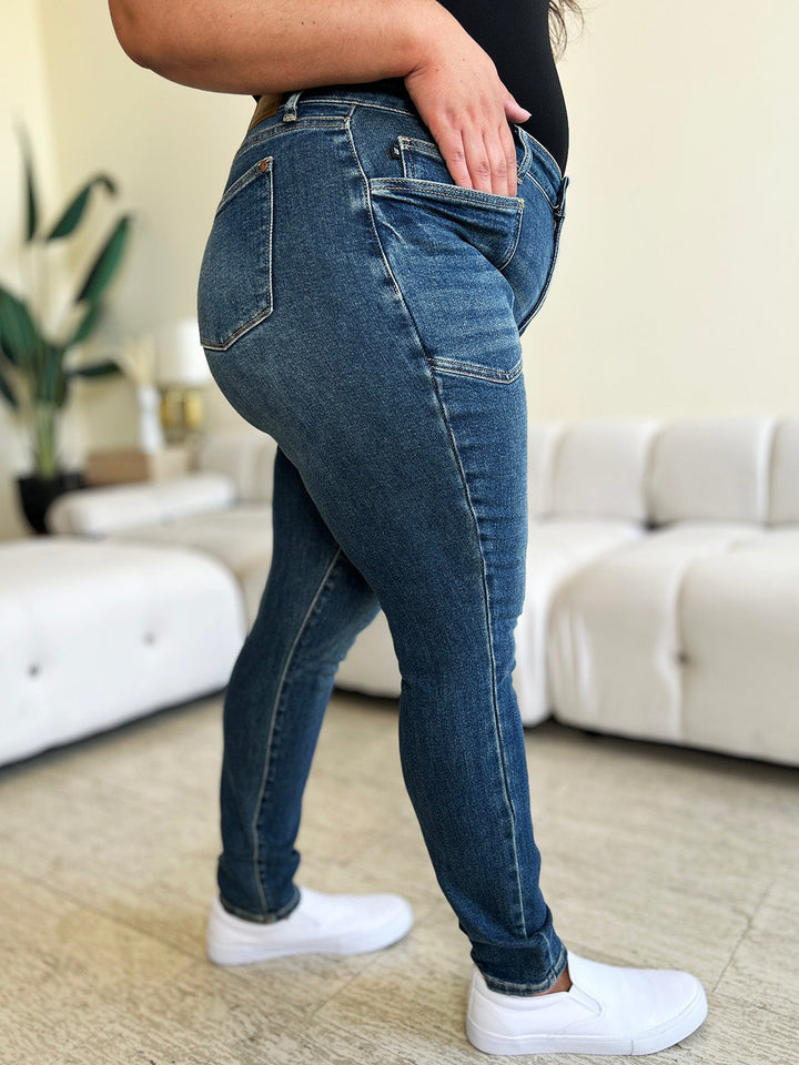Judy Blue Full Size High Waist Skinny Jeans-2