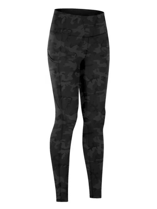Wide Waistband Sports Leggings-2