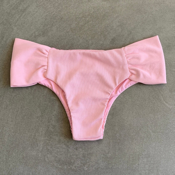 Himalayan Reef Ribbed Classy Cheeky Bikini Bottom-0