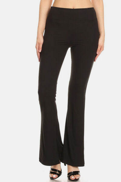 Leggings Depot High Waist Flare Leggings-1