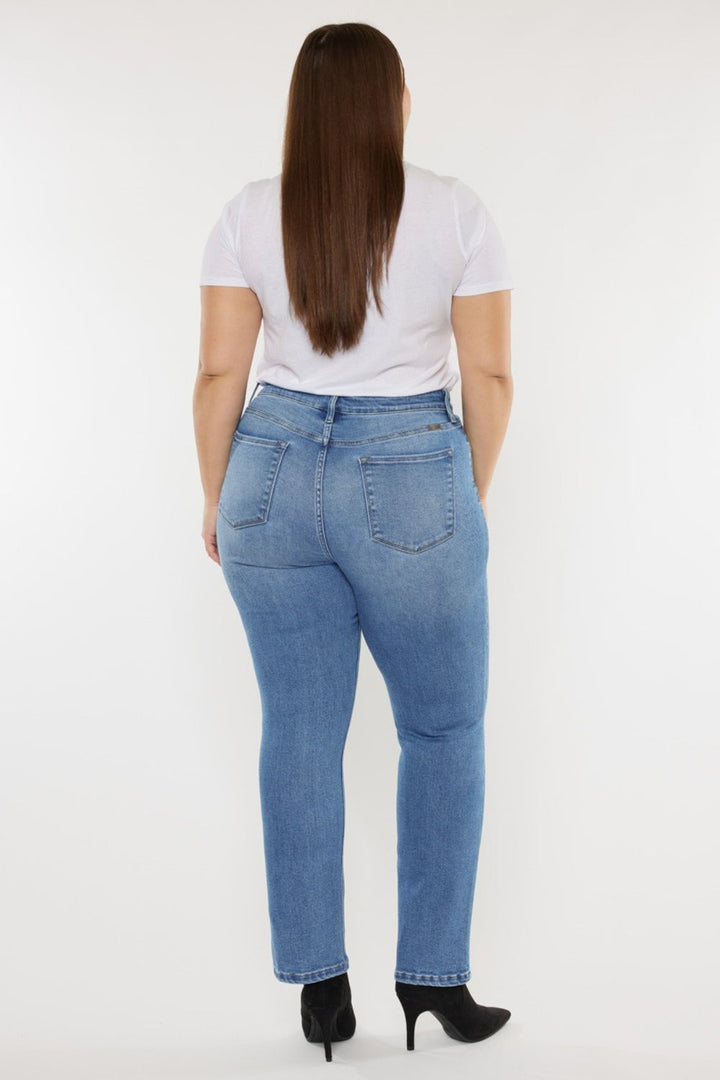 Kancan Full Size Cat's Whiskers High Waist Jeans-3