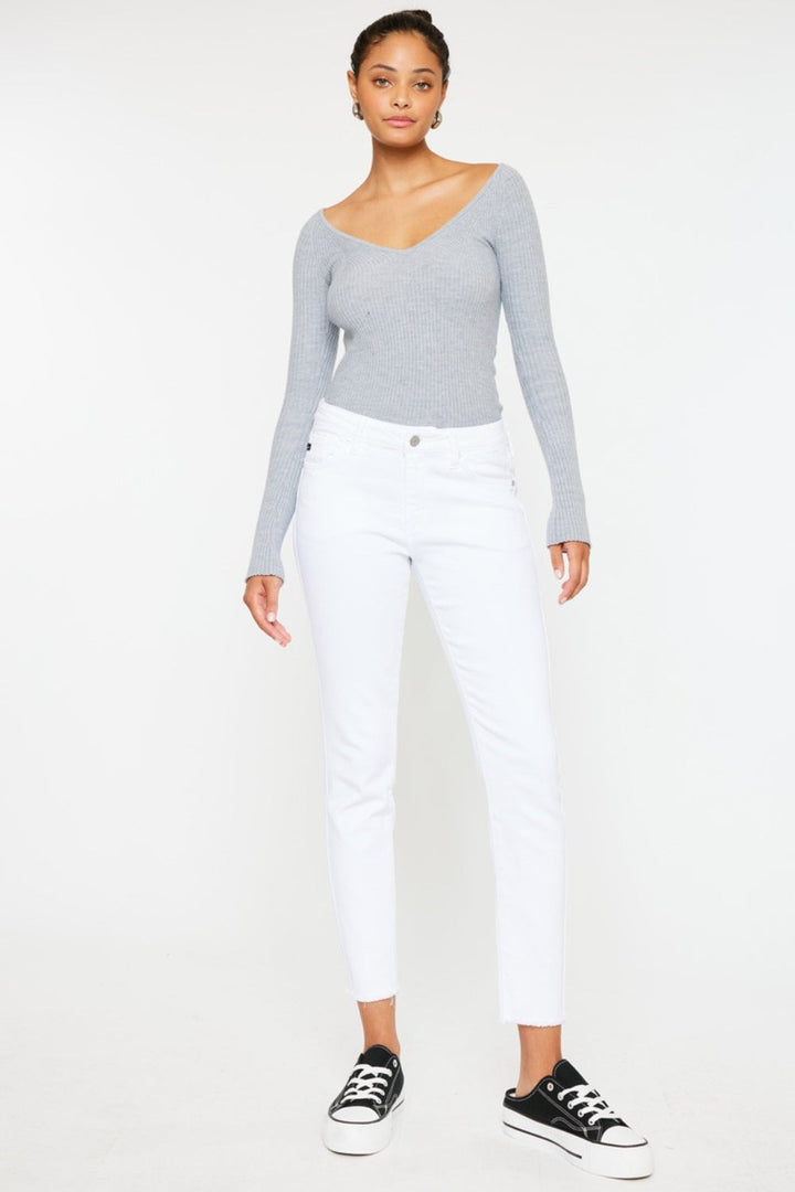 Kancan Mid Rise Ankle Skinny Jeans-0