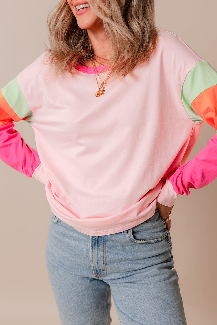 Valentina Long Sleeve Loose Top-2