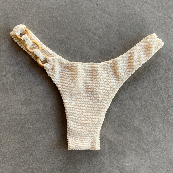 Pearl Textured Bia Bikini Bottom-0
