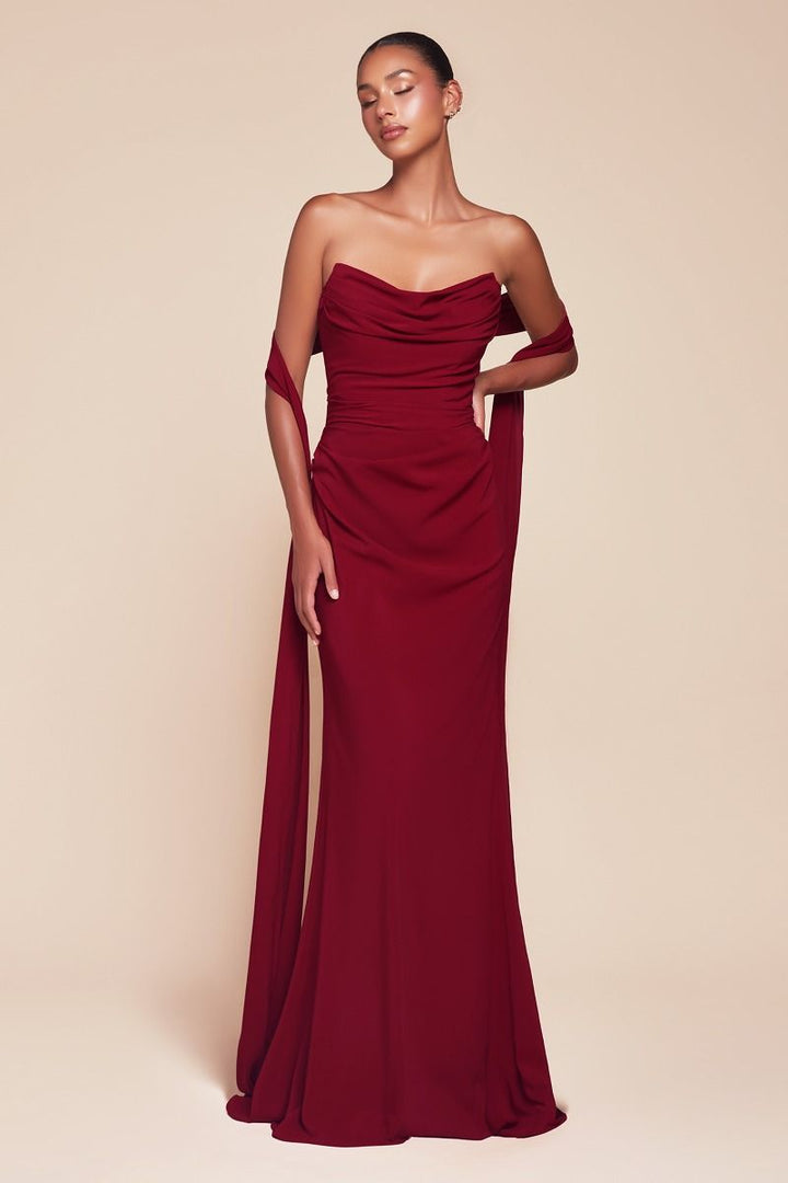 Versitile Tie Chiffon Dress-1