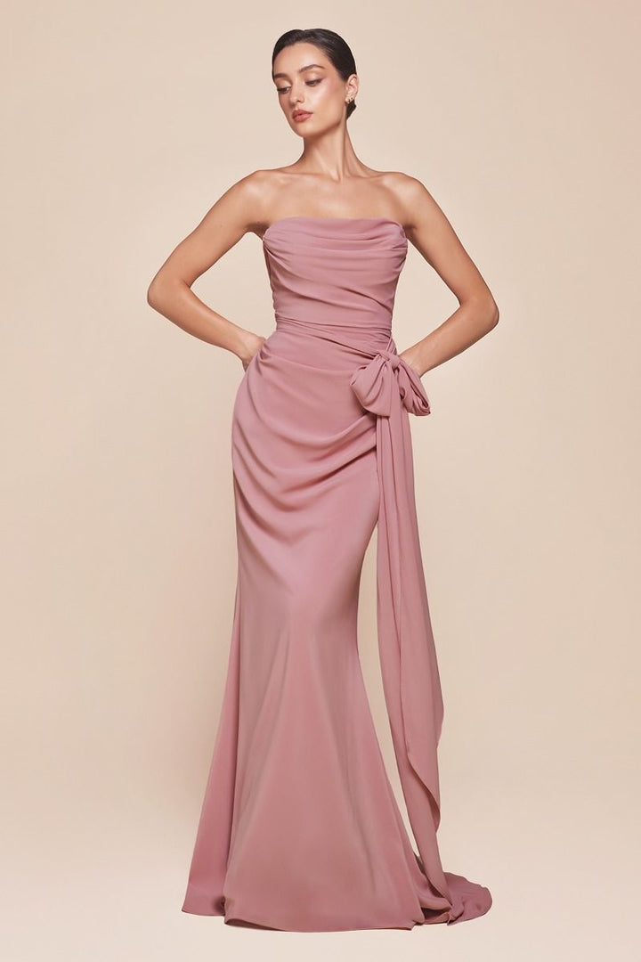 Versitile Tie Chiffon Dress-3