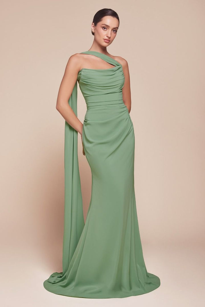 Versitile Tie Chiffon Dress-4