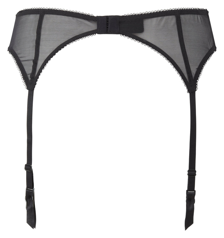 Sheer Lace Garter Belt Gossard Superboost Lace Black-4